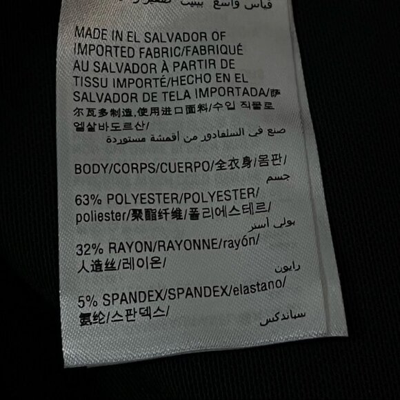 Alfani Black Tummy Control Pants Size 24P - Picture 8 of 8